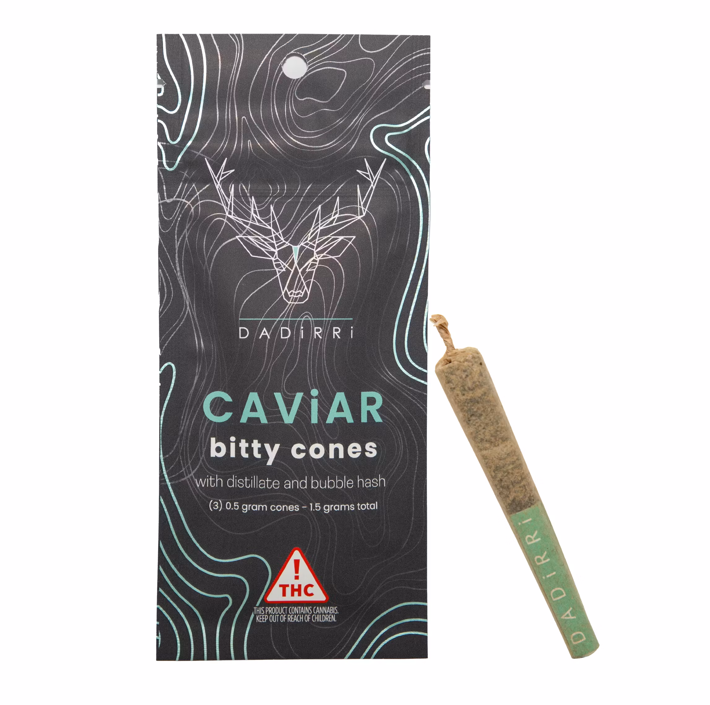 Photograph of product: Dadirri - Infused Preroll 3pk - Pemanent Marker Caviar BiTTY (H)