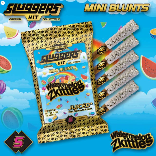 Photograph of product: Watermelon Zkittlez | 5pk Infused Blunts - 