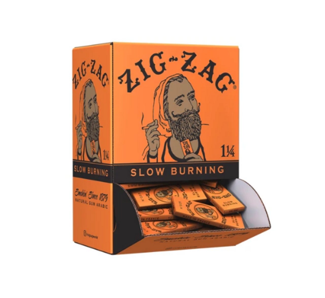 Photograph of product: Zig-Zag - 1 1/4" Classic Orange Papers