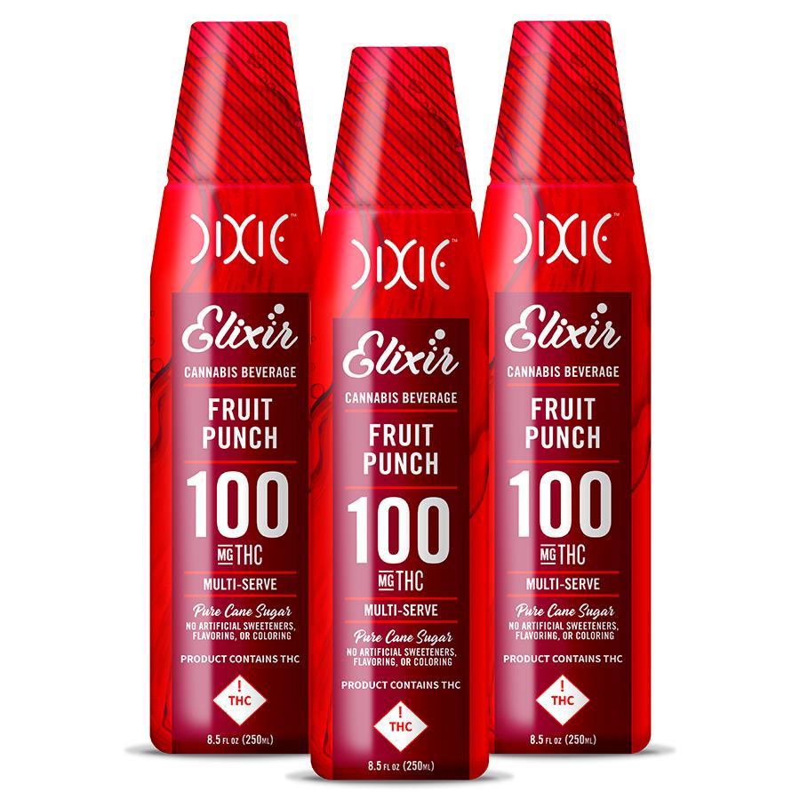 Photograph of Product: Dixie Fruit Punch 100mg Beverage