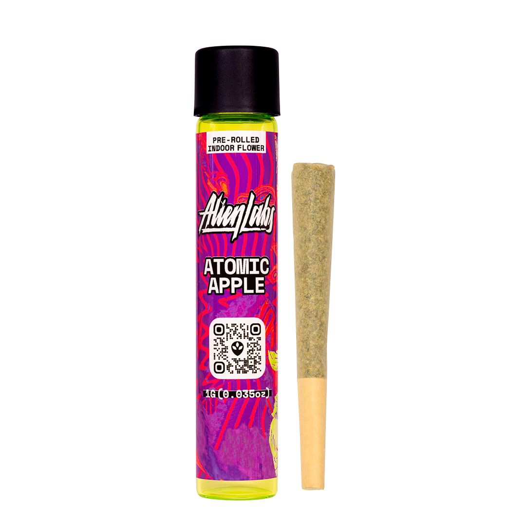Photograph of product: Alien Labs - 1g Pre Roll - Atomic Apple
