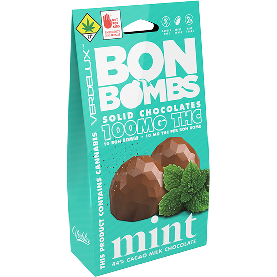 Photograph of product: Mint Chocolate Bon Bombs | 100mg