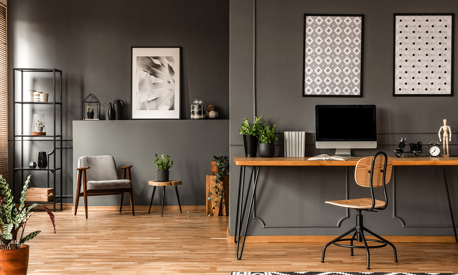 home-office-grey-walls-clean-home