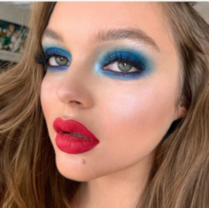 Color Blocking Summer Makeup