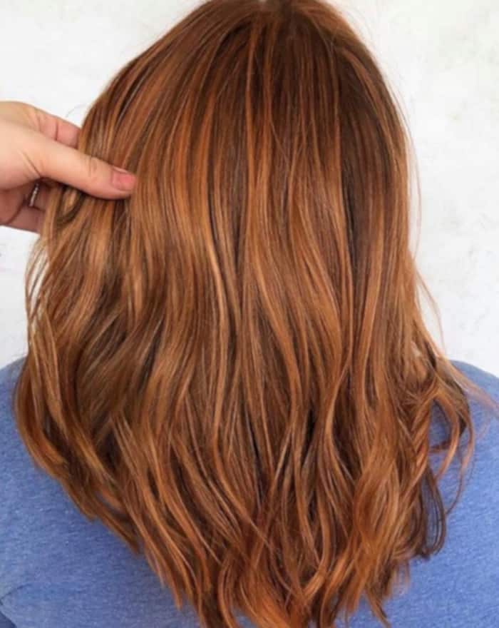 apple cider hair color fall trend