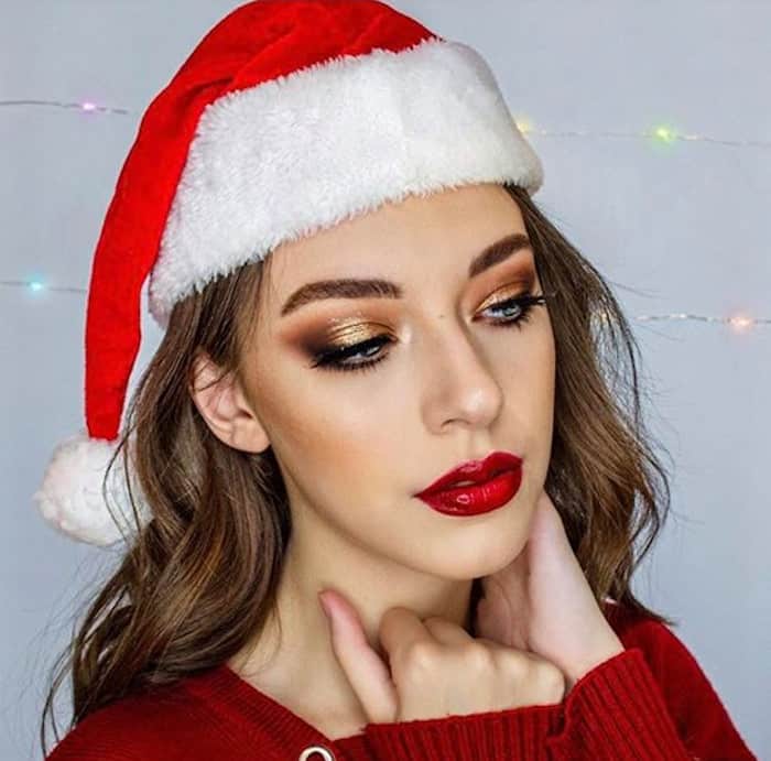 christmas makeup looks