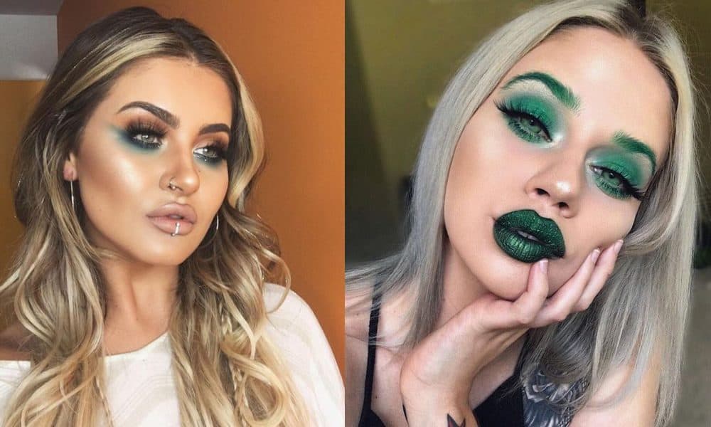 22 best green makeup looks