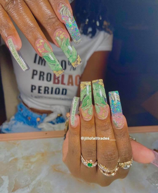 90s nails are blowing up on instagram