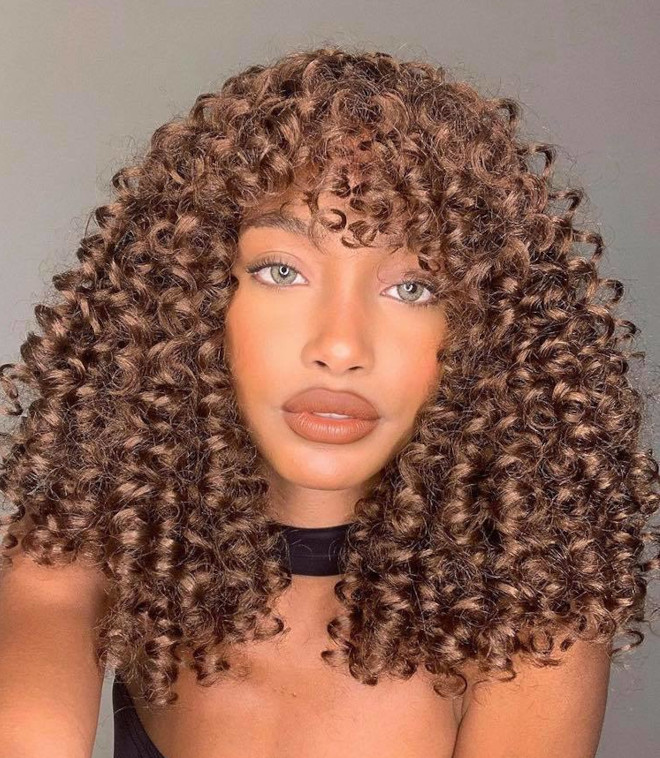 gorgeous winter curly hairstyles