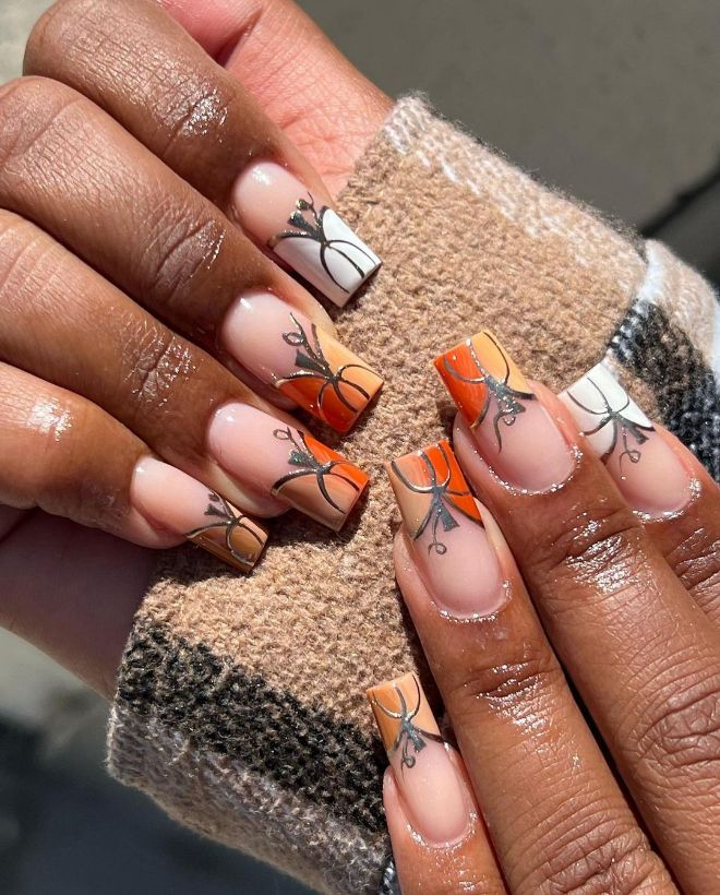 Slay In These Thanksgiving Nail Art Ideas 1