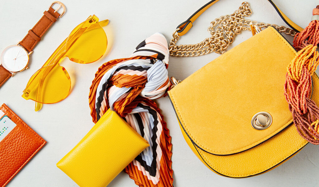 fashionable-accessories-yellow-color