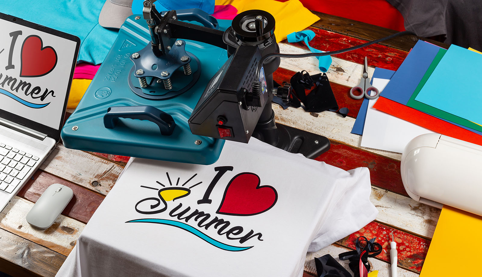 i-love-summer-t-shirt-making