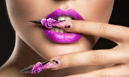 nail-art-design-long-nails-lipstick