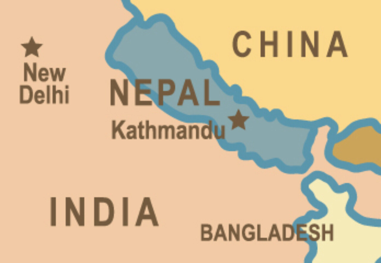 Map of Nepal