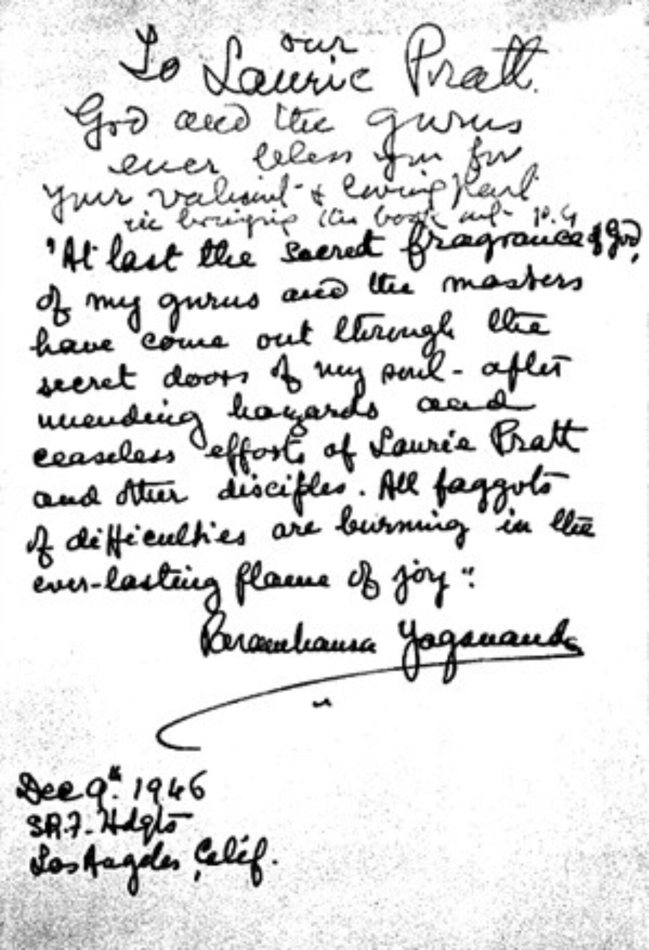 Py Letter To Lauri Pratt