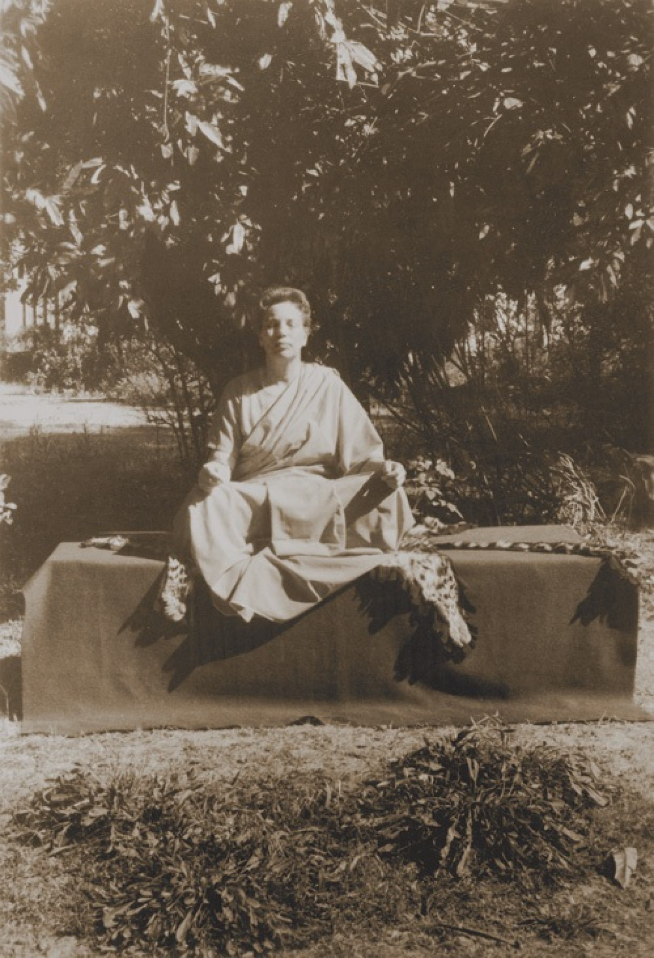 Sri Daya Mata Meditating In Ranchi